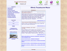 Tablet Screenshot of domkiletniskowe.mazury.pl