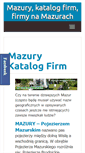 Mobile Screenshot of mazury.pro