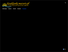 Tablet Screenshot of kruklanki.mazury.pl