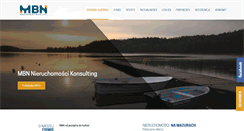 Desktop Screenshot of mbn.mazury.pl
