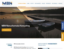 Tablet Screenshot of mbn.mazury.pl