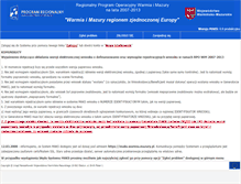 Tablet Screenshot of maks.warmia.mazury.pl