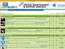 Tablet Screenshot of forum.mazury.pl