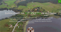 Desktop Screenshot of nadjeziorem.mazury.pl