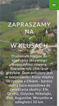 Mobile Screenshot of nadjeziorem.mazury.pl