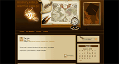 Desktop Screenshot of mazury.edu.pl