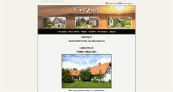 Desktop Screenshot of cierzpiety.mazury.pl