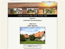 Tablet Screenshot of cierzpiety.mazury.pl