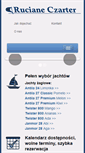 Mobile Screenshot of czarter-ruciane.mazury.pl